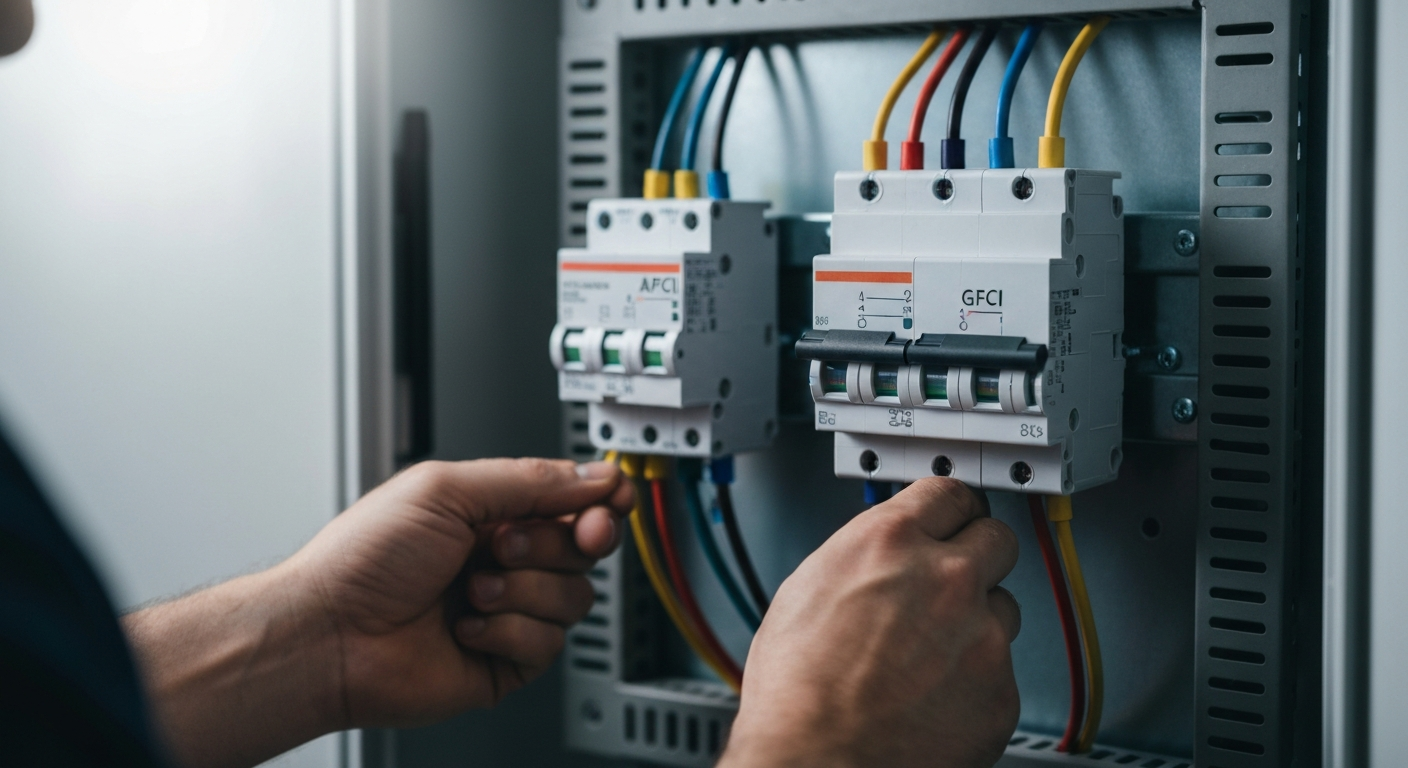 Featured image for AFCI vs. GFCI Protection: A Technical Guide for Electricians