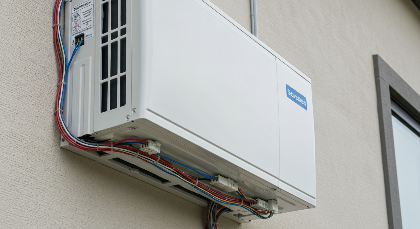 Featured image for How to Install a Ductless Mini-Split AC System: Wiring Guide