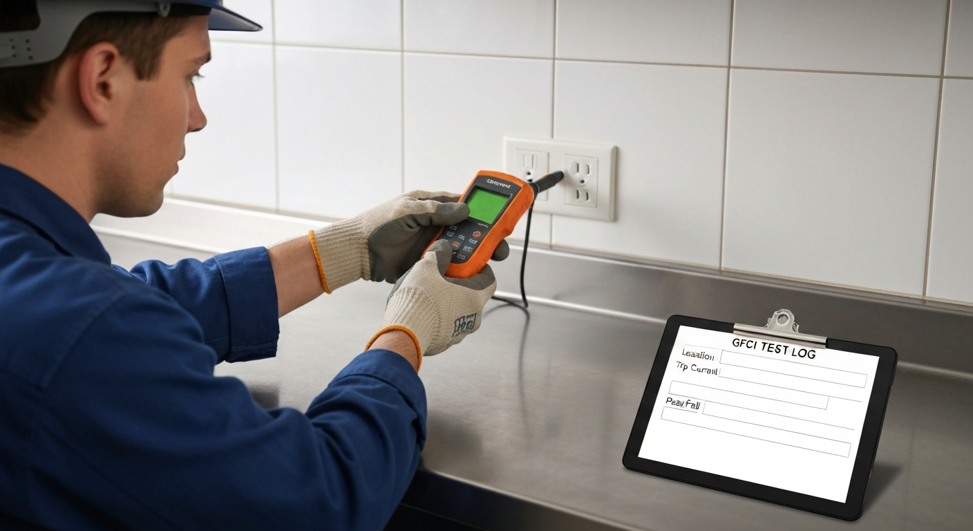 Featured image for How to Test and Document GFCI Protection for Commercial Jobs