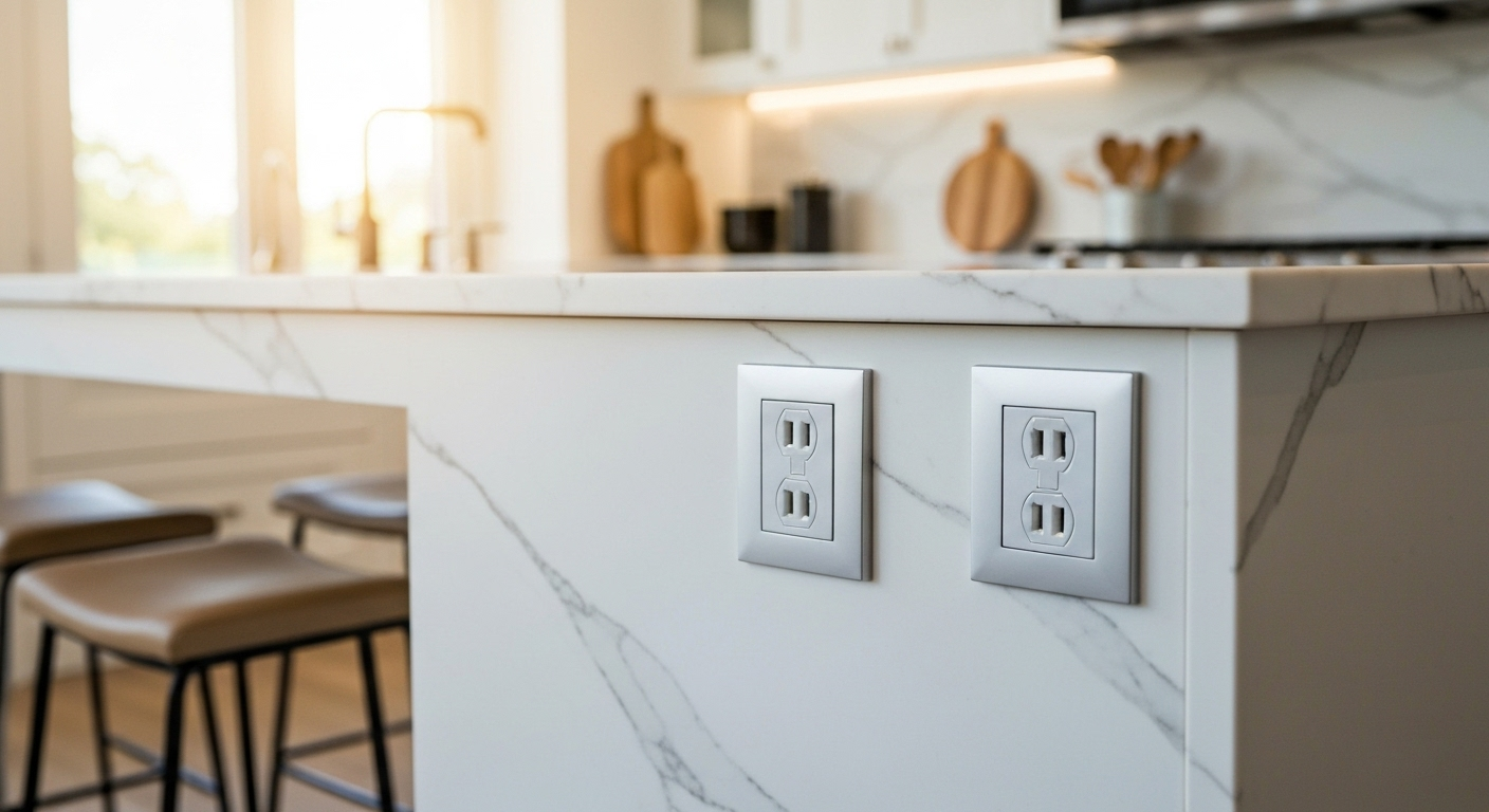 Featured image for Kitchen Island Receptacles: What Changed in NEC 2023