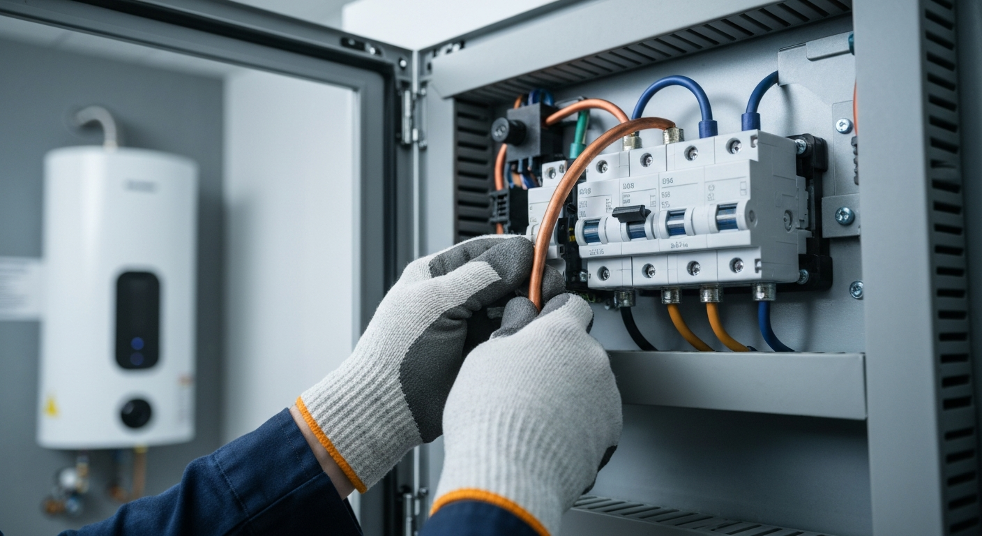 Featured image for Calculating Branch Circuit Size for Electric Tankless Water Heaters