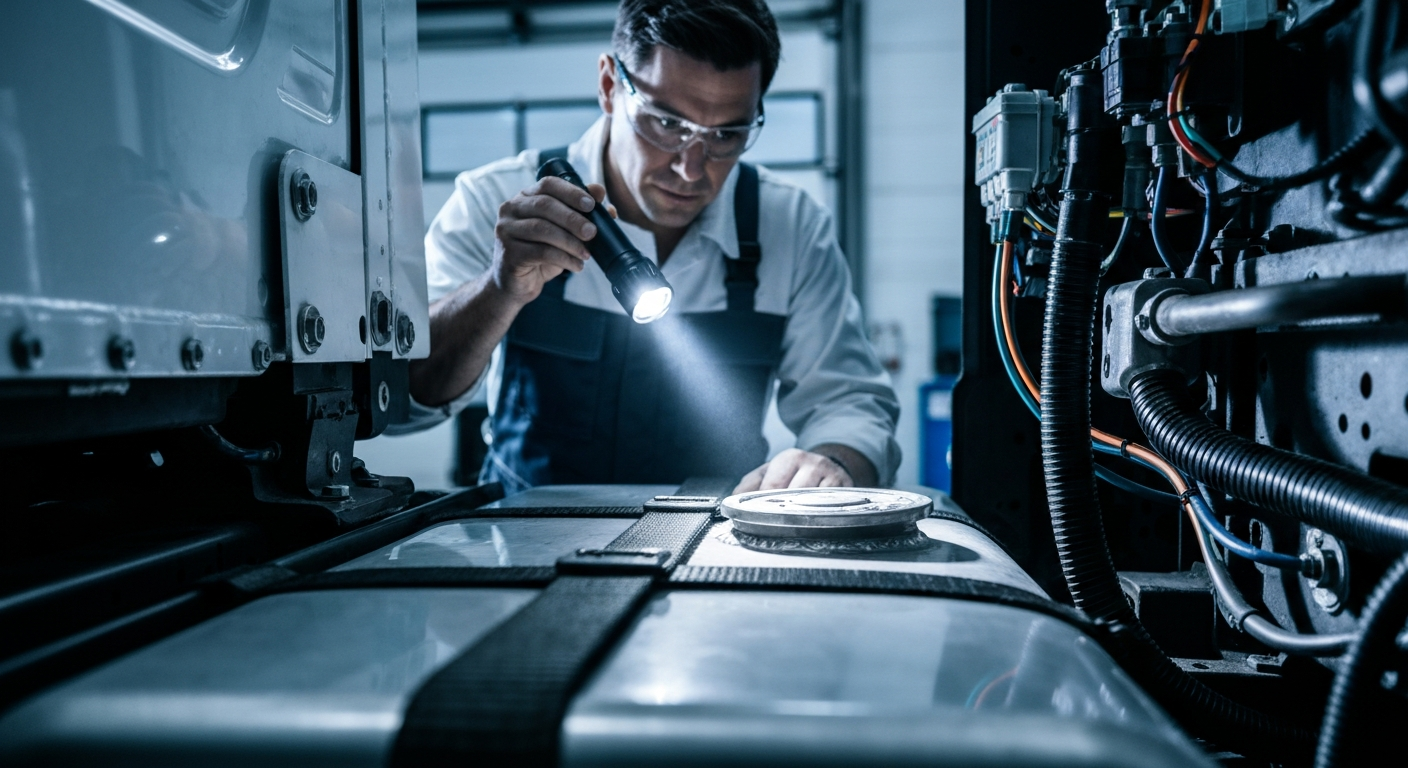 Featured image for CDL Pre-Trip: Inspecting the Fuel System and Exhaust
