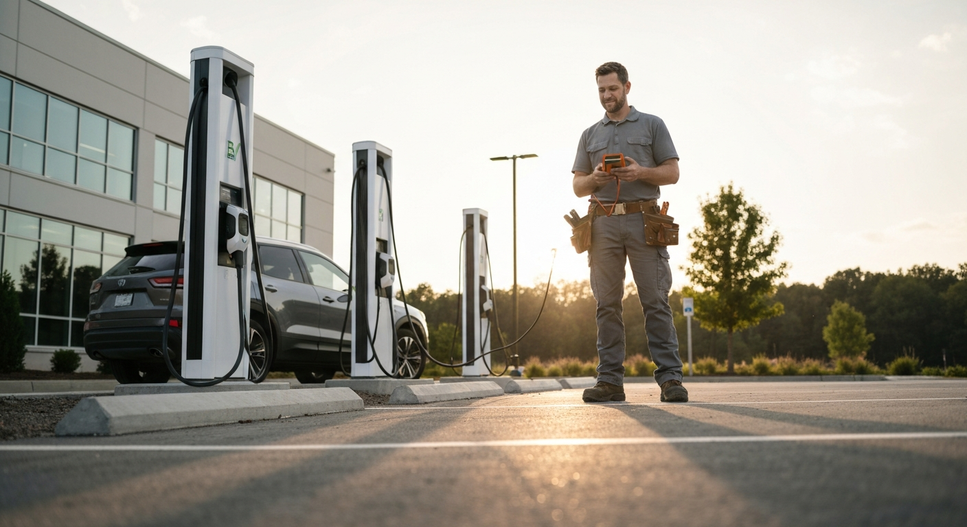 Featured image for Reprocess: EV Charging Station Growth in Michigan: A Guide for Electricians