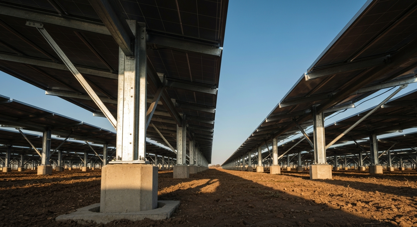 Featured image for Ground-Mount Solar Racking: Installation & Foundation Guide