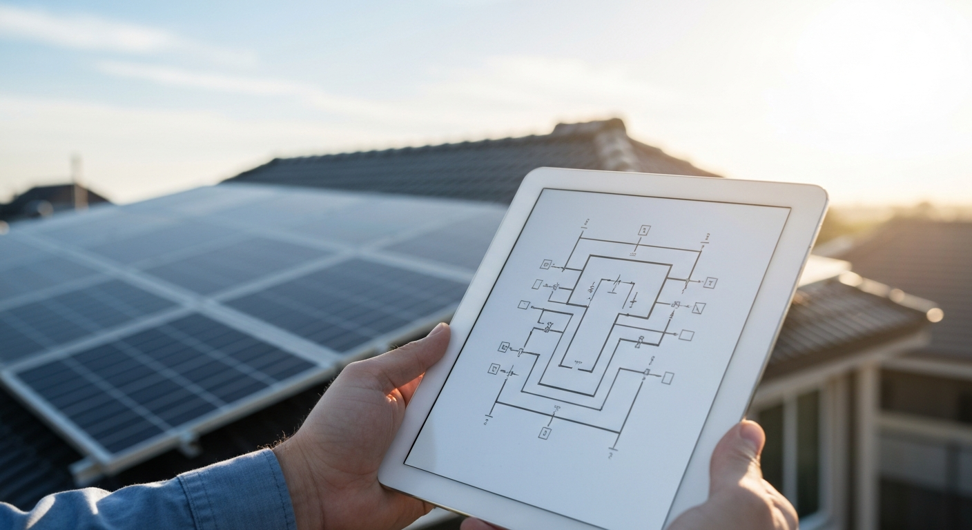 Featured image for How to Create a Single-Line Diagram for a PV System Plan Set