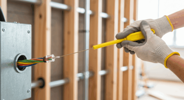 How to Use a Fish Tape for Pulling Wire Through Conduit - ExpertCE