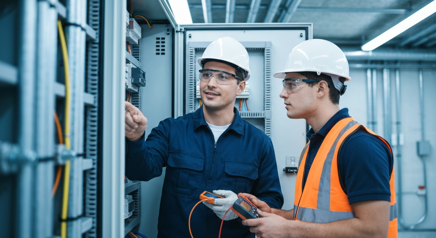 Featured image for Job Site Etiquette & Safety Basics for New Electrician Helpers