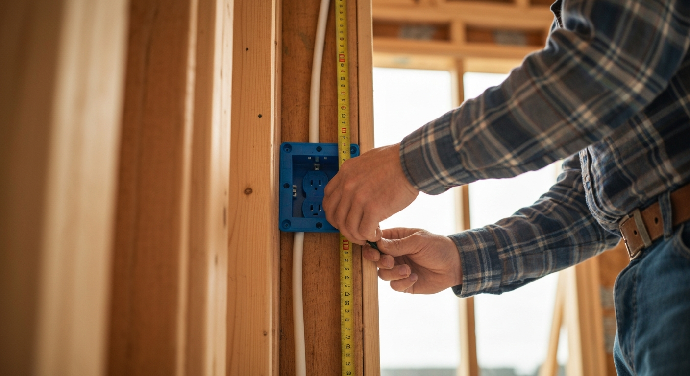 Featured image for NEC Code for Electrical Rough-In Heights: Outlets & Switches