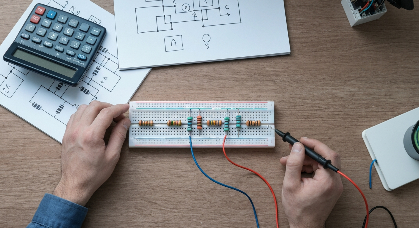 Featured image for Series Circuit Calculations for the Journeyman Exam