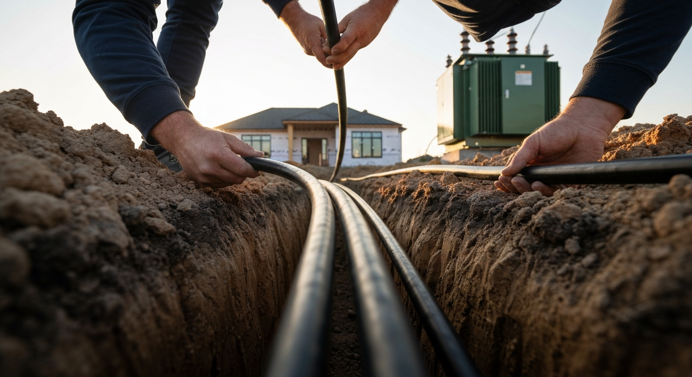 Featured image for Underground Service Conductors: NEC Article 230, Part IV