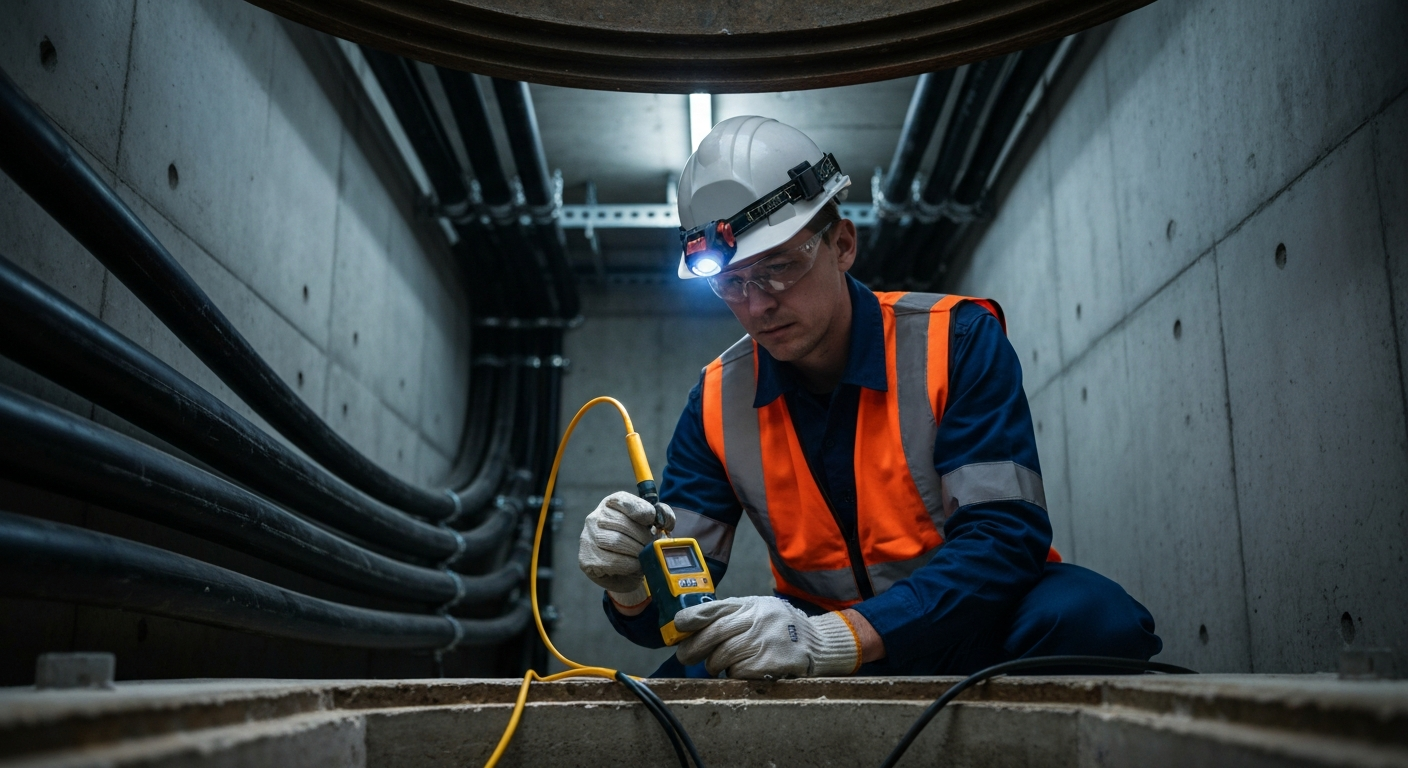 Featured image for Working in Confined Spaces: Vaults and Manholes
