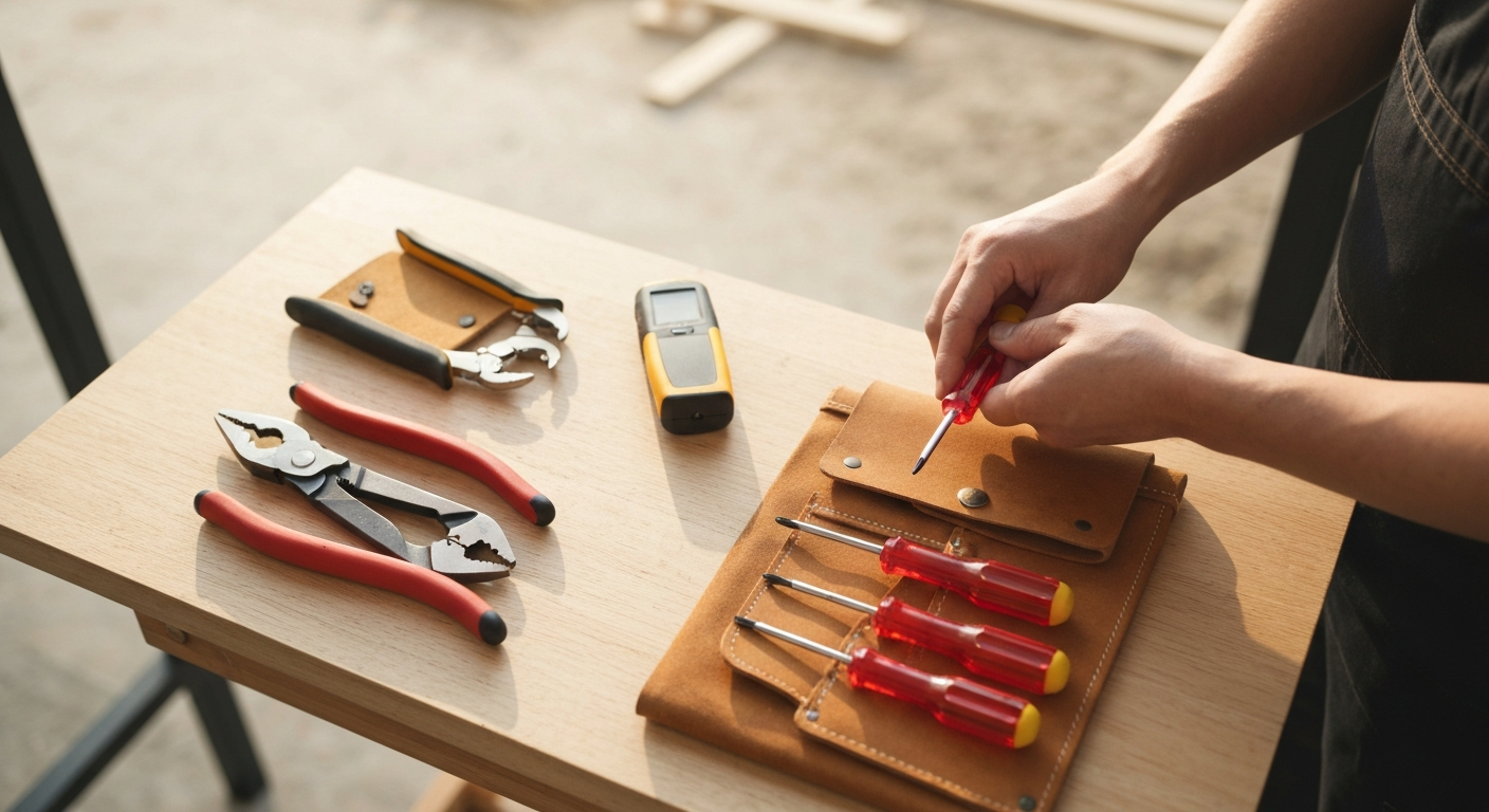 Featured image for Your First Day as an Electrician Helper: Tools You Actually Need