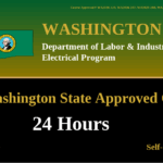 Washington State: 24-Hour Electrical License Renewal Package